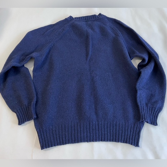 Saddlebread Vintage Sweater Mens Sz Large ‎ Wool Outdoor Blue / Navy - Picture 6 of 8